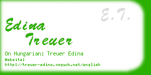 edina treuer business card